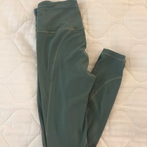 Athleta teal leggings